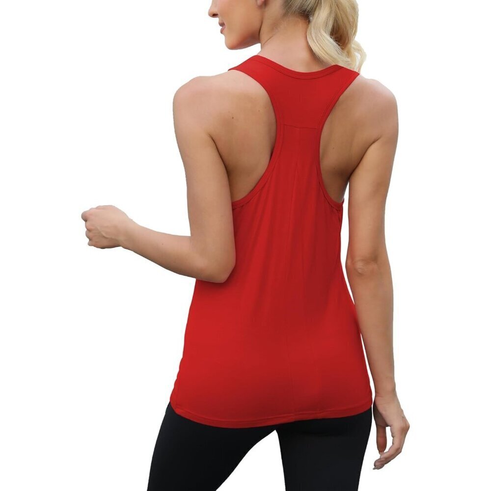 Women’s Racerback Yoga Tank Light Breathable Workout Top for Exercise